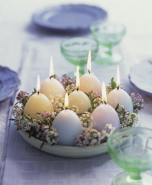 Candele Tavola Pasqua