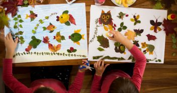 Lavoretti per bambini con le foglie d’autunno lavoretti foglie