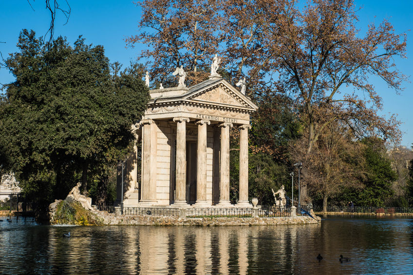 roma bambini parco villa borghese