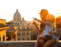 roma con bambini attività all'aperto